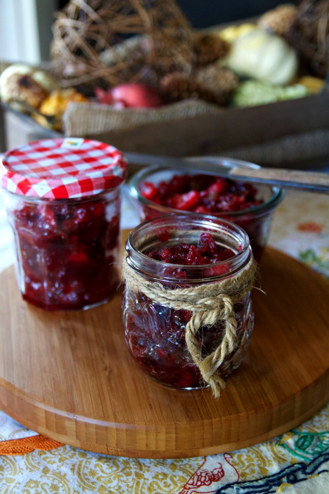 Chunky Cranberry Apple Chutney » Just a Smidgen