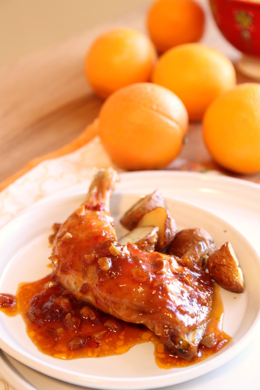 Ricardo’s Maple Glazed Chicken » Just a Smidgen