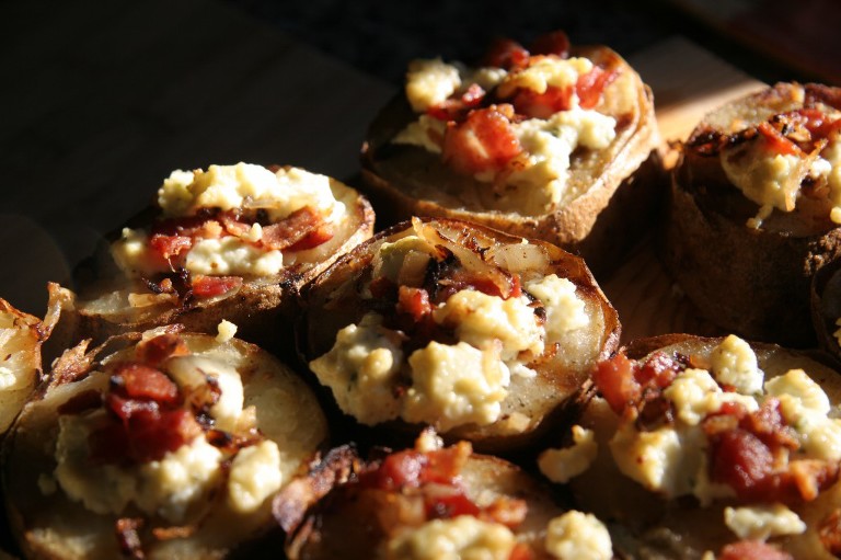 Cedar Planked Potatoes