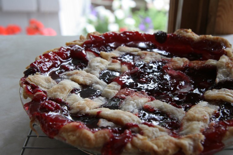 Mabel Lake Sticky Cherry Pie