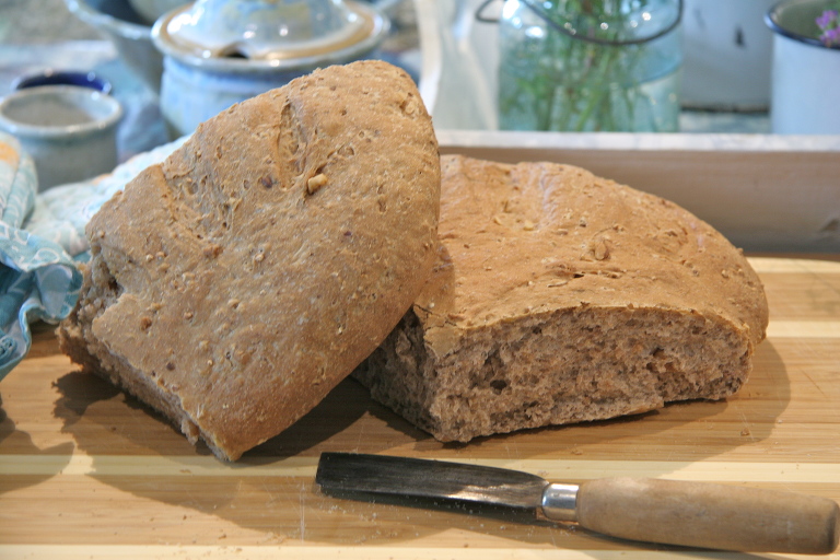 crunchy low fat health bread