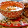 “Google It”: Oven Roasted Heirloom Tomato and Red Pepper Soup with Grown-Up Grilled Cheese