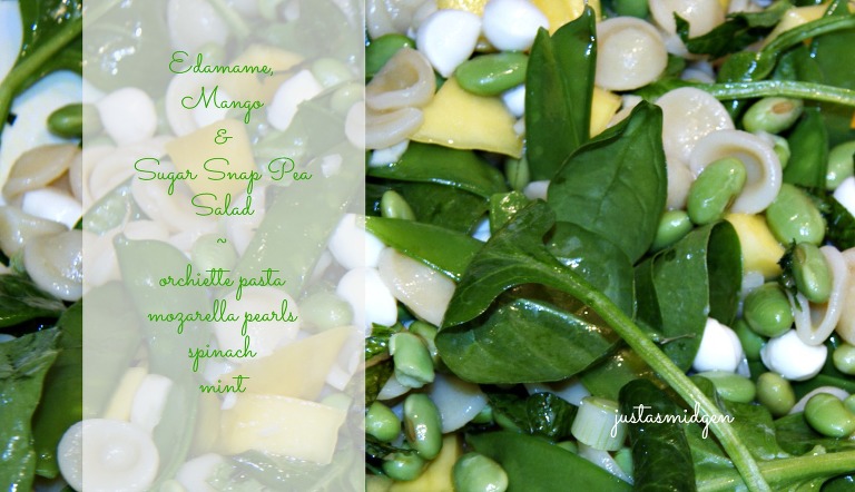 Edamame, Mango & Sugar Snap Pea Salad