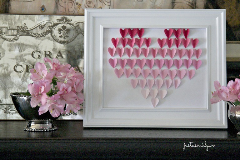 Ombre Paper Hearts 12