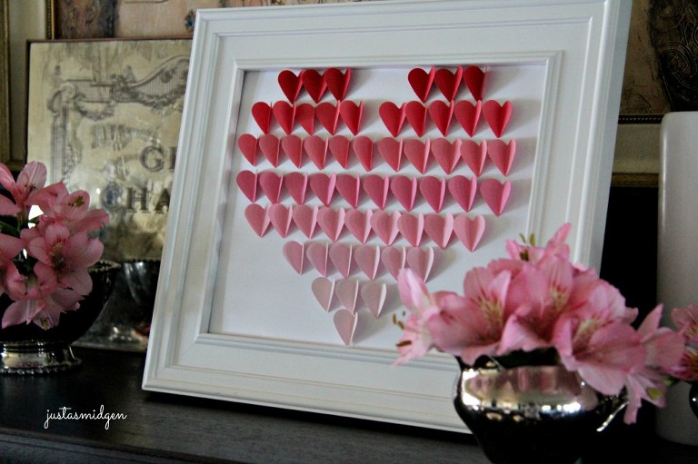 Ombre Paper Hearts 2