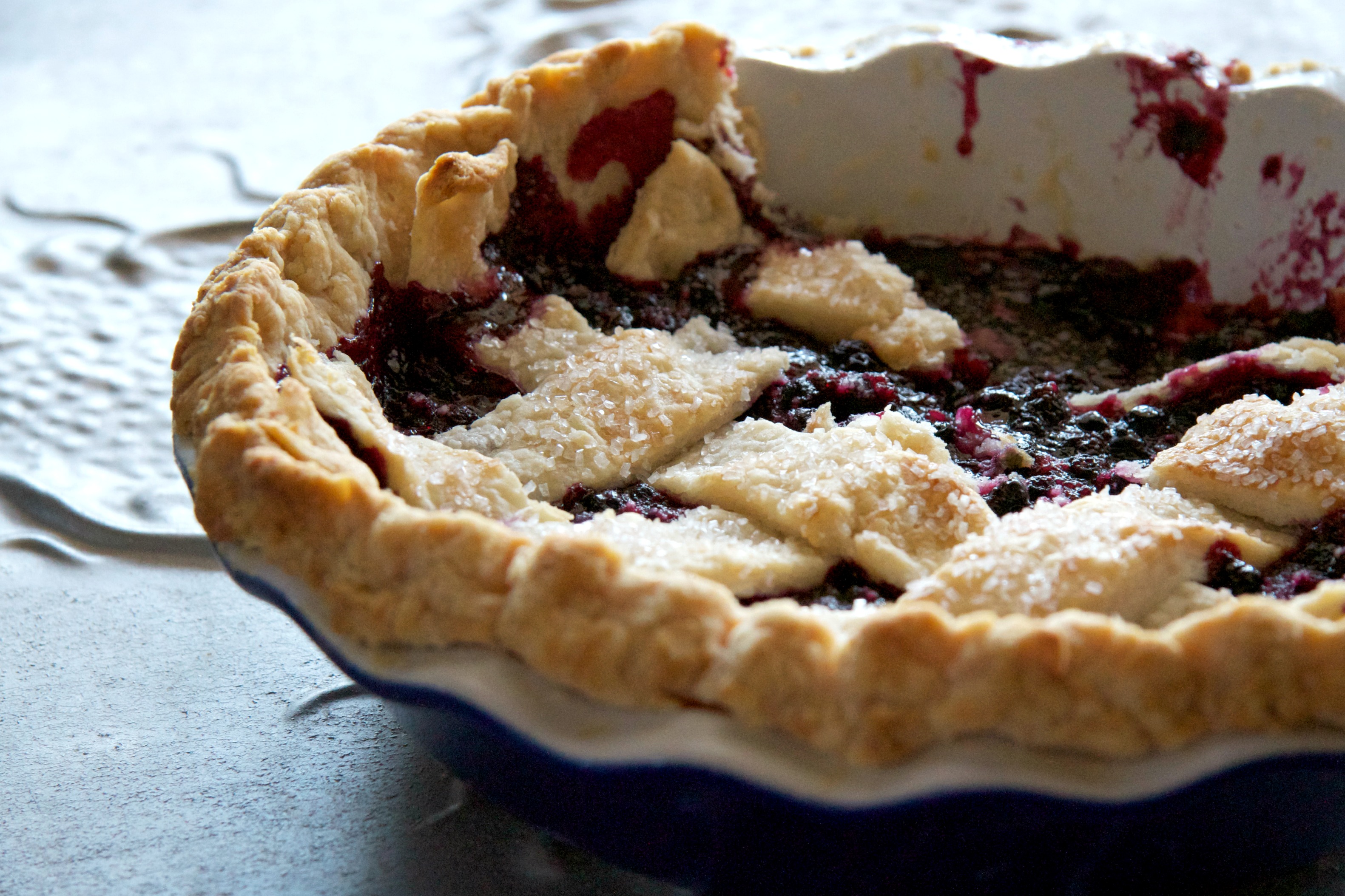 Wild Huckleberry Pie for The Canadian Food Project » Just a Smidgen