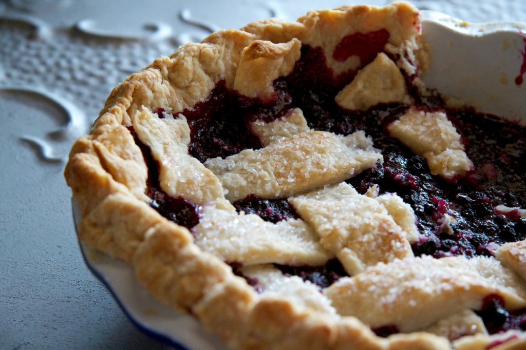 Wild Huckleberry Pie for The Canadian Food Project » Just a Smidgen