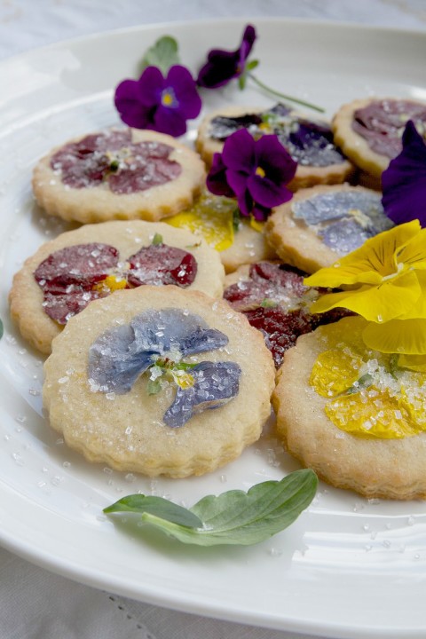 pansy cookies