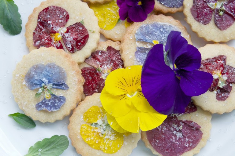 pansy cookies