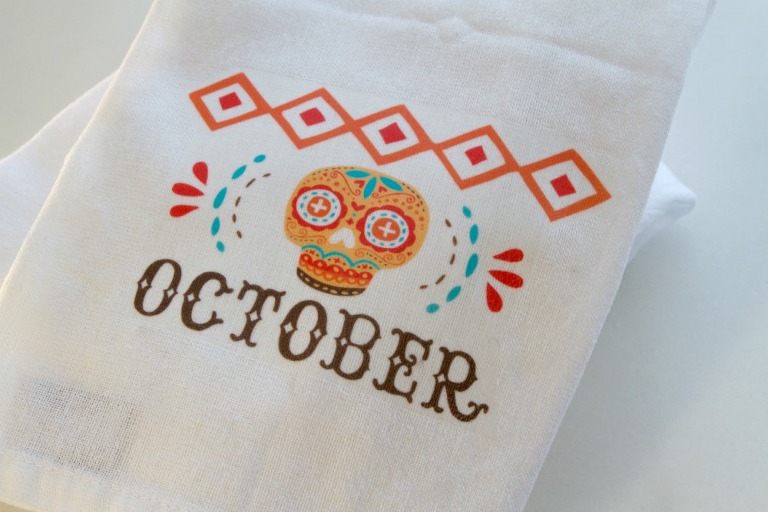 October Printable Kitchen Towel 4