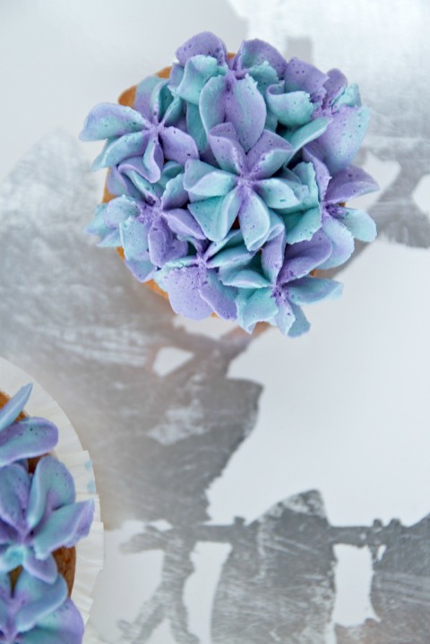 Hydrangea Cupcakes 4