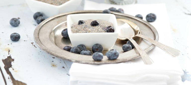 Blueberry White Chia Pudding 2