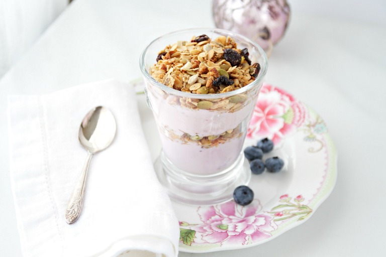 Gluten-Free Blueberry Lemon Granola