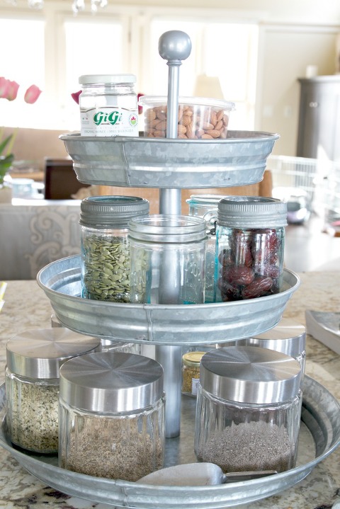 Tray of superfoods