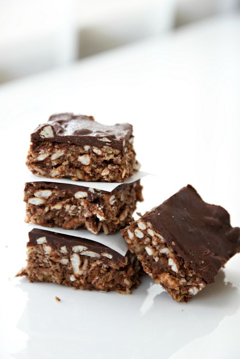 Triple Chocolate Vegan Protein Bars A