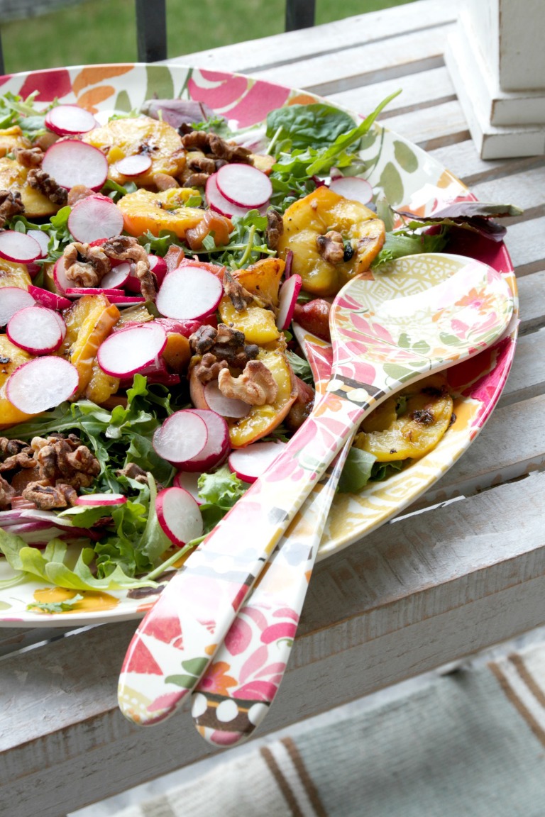 Grilled Peach Salad 1