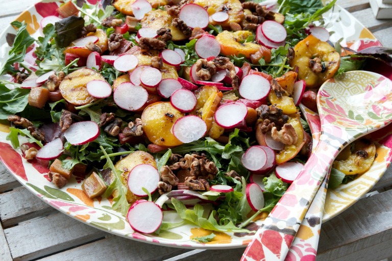 Grilled Peach Salad 2