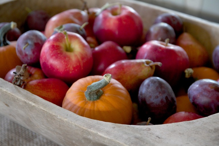 Dough Bowl filled with Fruit