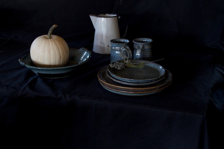White Pumpkin Still Life