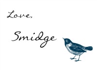 Love, Smidge Bluebird tiny