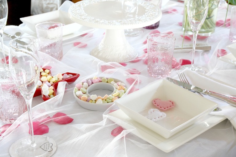 Pretty in Pink Bridal Shower Tabletop 2