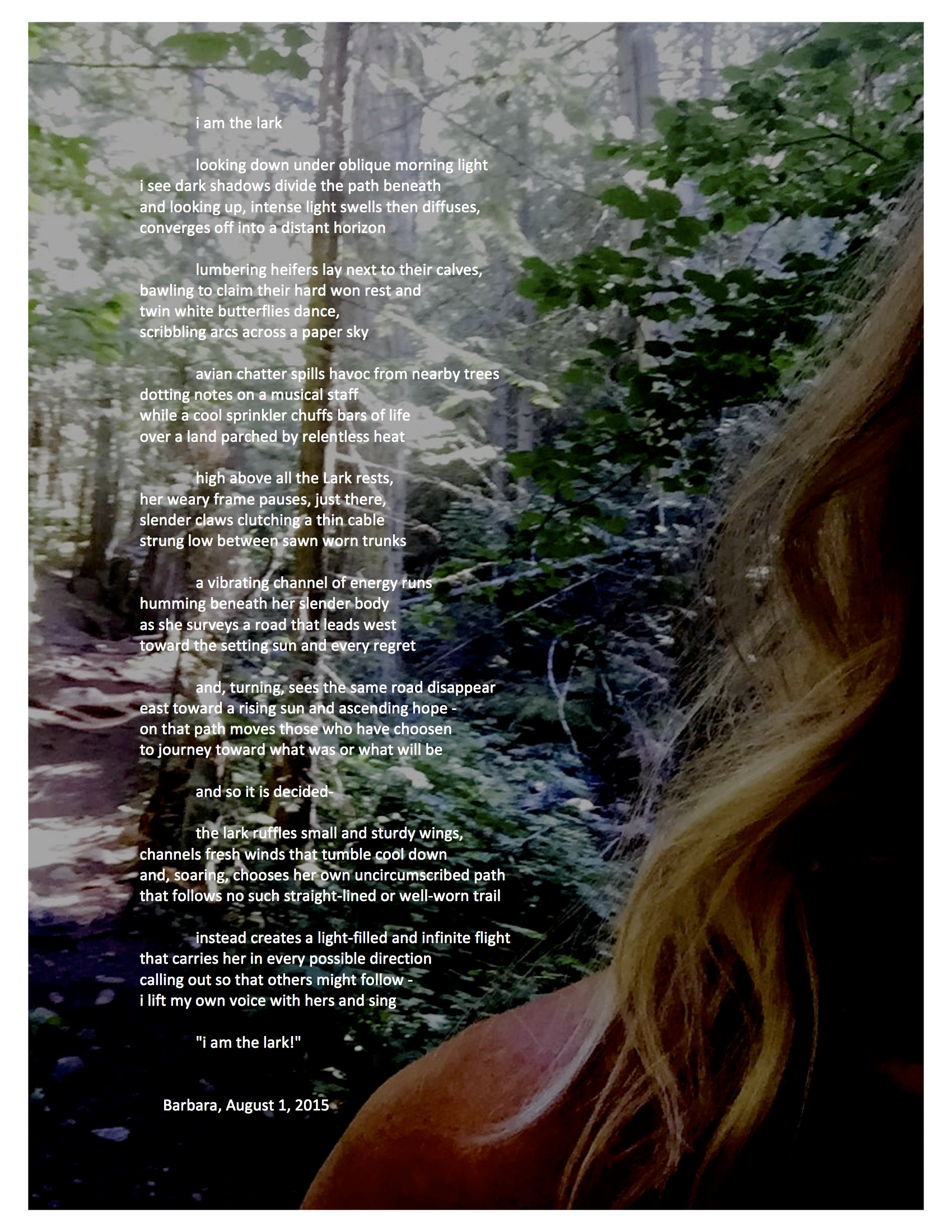 Lark Rising Poem A Wee Break » Just a Smidgen