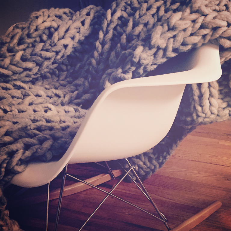 Chunky Knit Throw