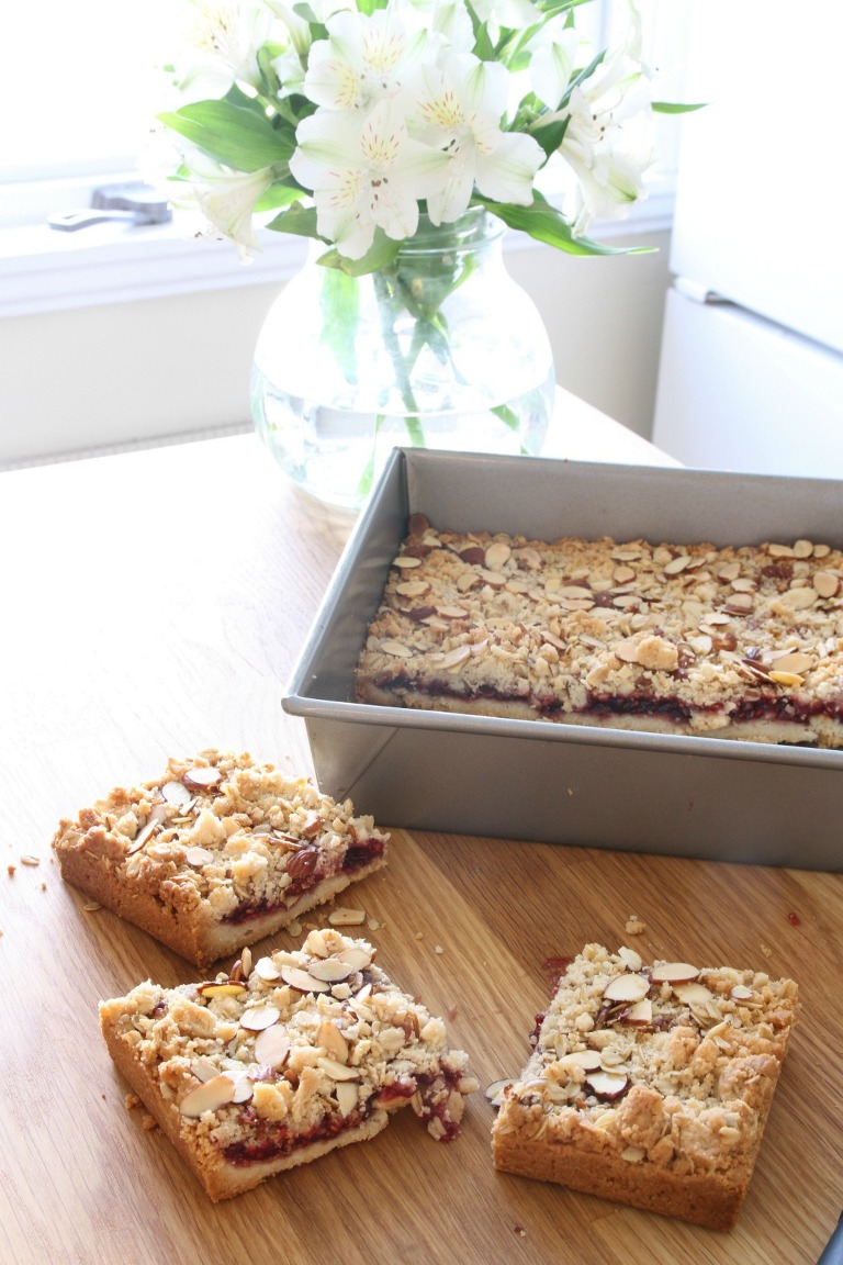 Raspberry Oatmeal Bars 3