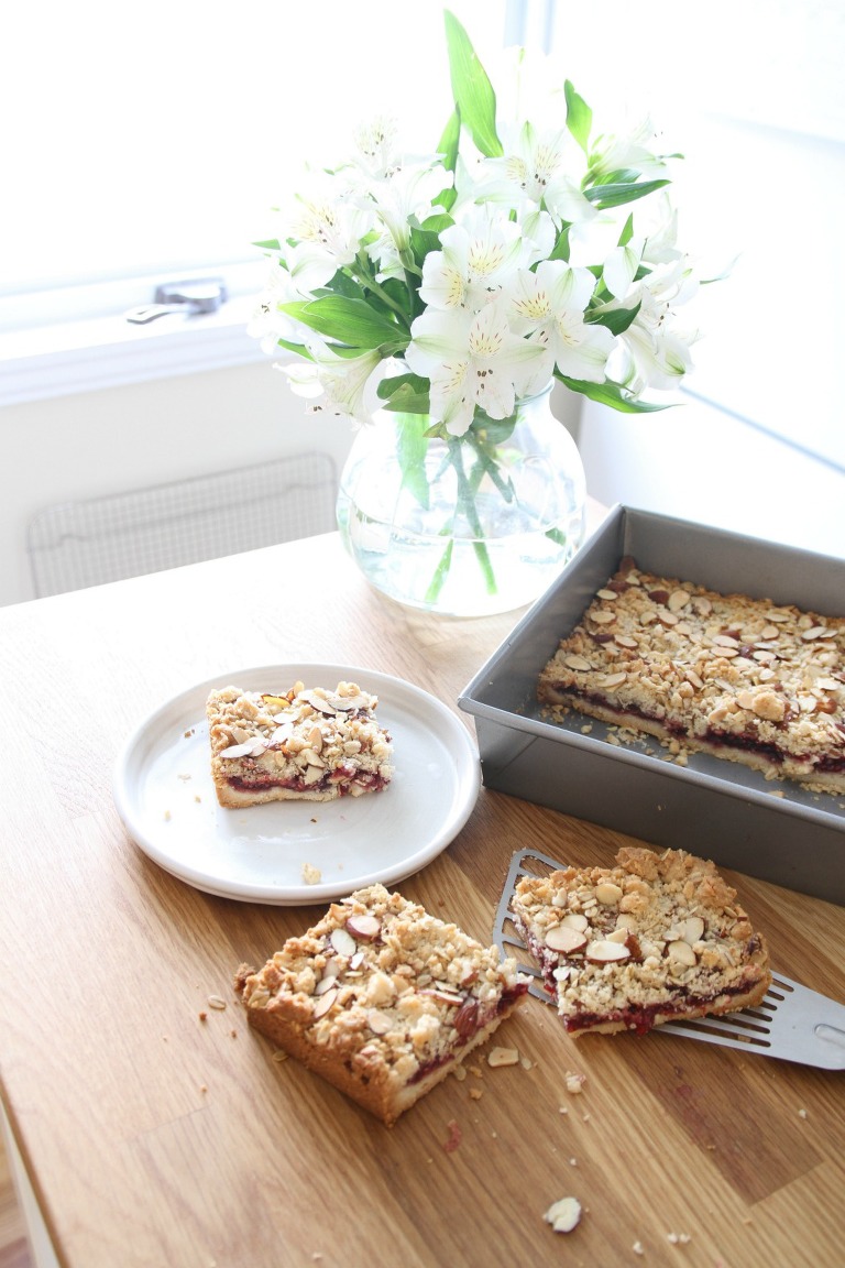 Raspberry Oatmeal Bars 4