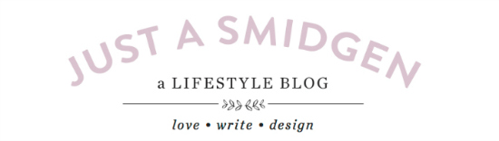 Just a Smidgen logo